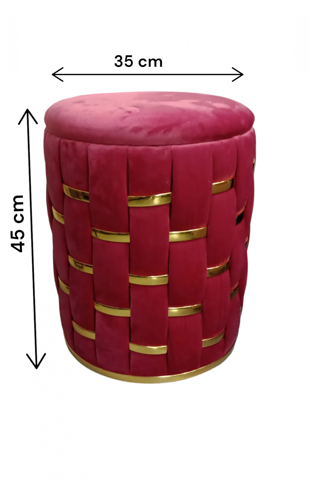 Taburet ZW 026177 Rosu
