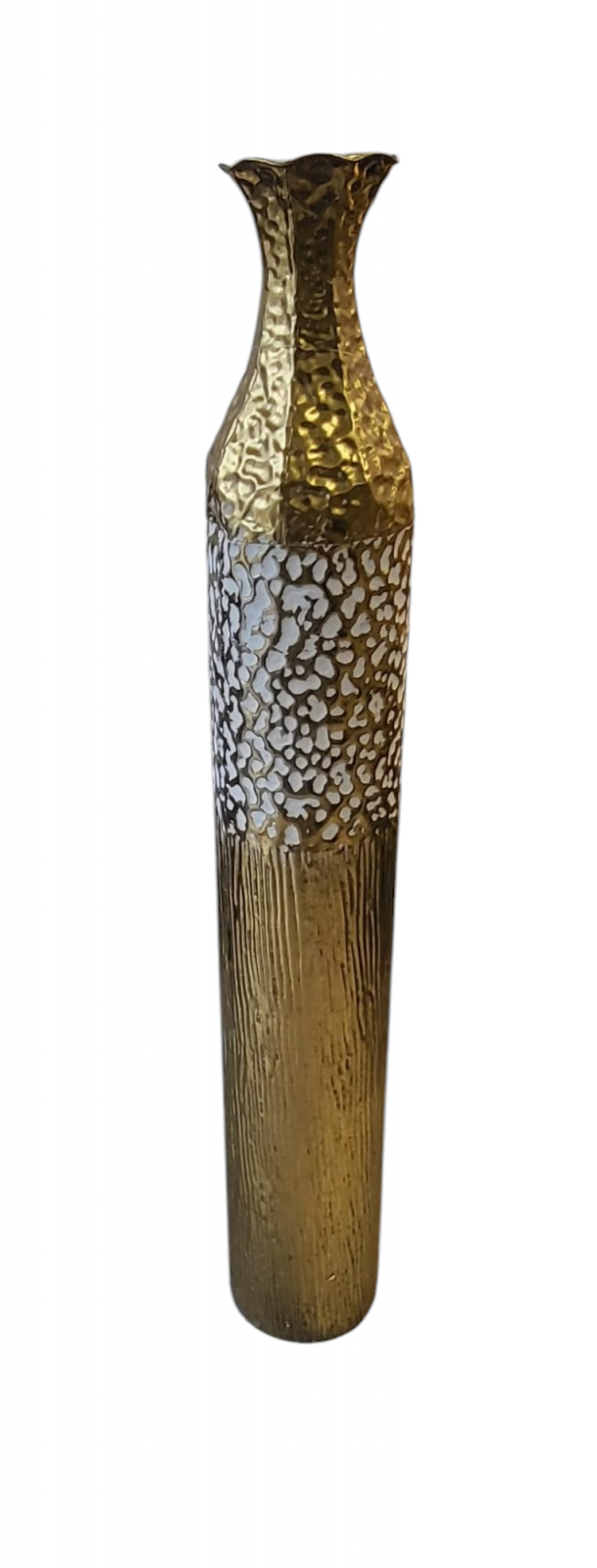 Vază decorativă de podea ,model 92477 auriu/alb – elegantă și sofisticată