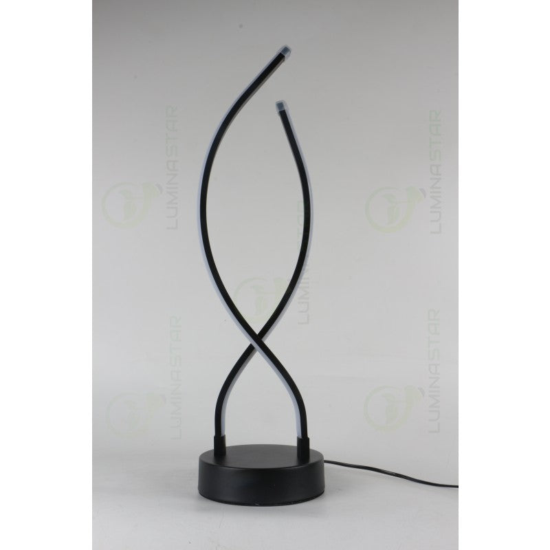 Lampă de masă LED neagră, 54 cm, 24 W, 2250 lm, 4000 K